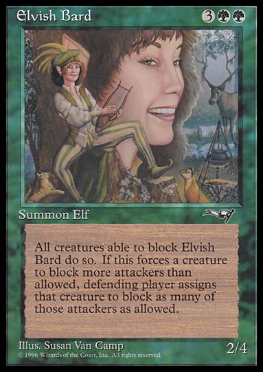 Magic the Gathering: Alliances (Base Set) card 87 Elvish Bard