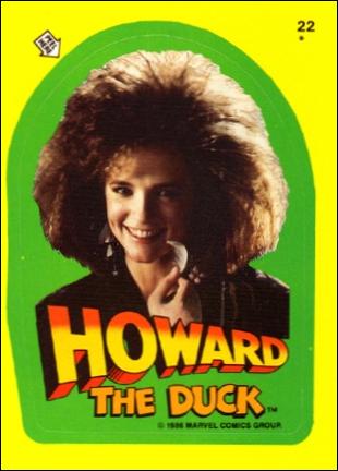 Howard the Duck (Movie) (Sticker Subset) card 22