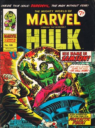 Mighty World of Marvel (UK) (1972) issue 109