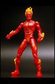 Marvel Legends (Series 2) figure 4-F Human Torch (Blank Chest) (Canada)