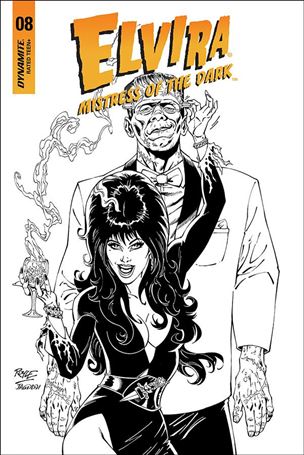 Elvira, Mistress of the Dark (2018) issue 8-F John Royle 1:20 Black & White Cover