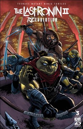 Teenage Mutant Ninja Turtles: The Last Ronin II - Re-Evolution issue 3-H Retailer Exclusive Jason Flowers Cardstock Cover