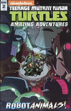 Teenage Mutant Ninja Turtles Amazing Adventures: Robotanimals issue 2-C Ryan Jampole Cover 