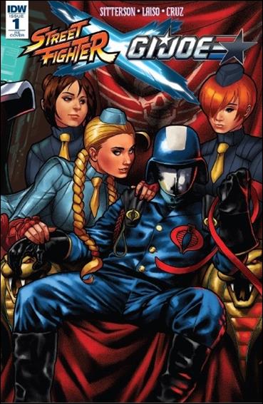 Street Fighter x G.I. Joe issue 1-G Tim Lim Heroes & Fantasies Wraparound Cover