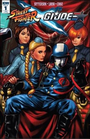 Street Fighter x G.I. Joe issue 1-G Tim Lim Heroes & Fantasies Wraparound Cover