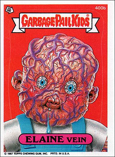 Garbage Pail Kids: Series 10 (Base Set) card 400b Elaine Vein