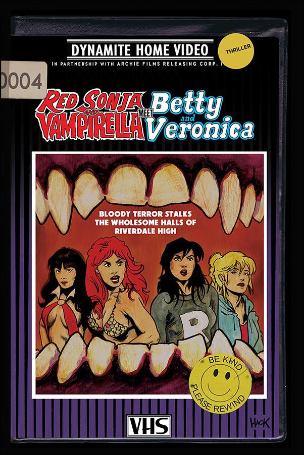 Red Sonja and Vampirella Meet Betty and Veronica issue 4-B Robert Hack Cover
