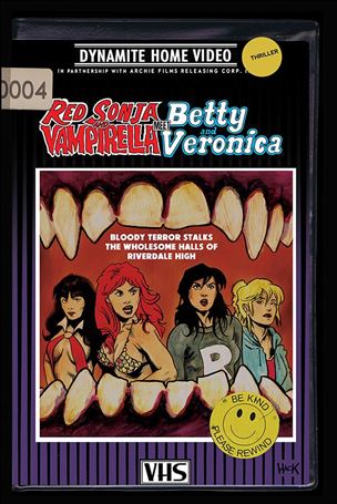 Red Sonja and Vampirella Meet Betty and Veronica issue 4-B Robert Hack Cover
