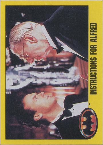 Batman: Series 2 (Base Set) card 163 Instructions for Alfred
