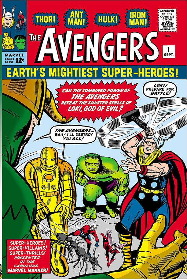 Mighty Marvel Masterworks: The Avengers issue 1-B The Coming of the Avengers - Jack Kirby DM Cover