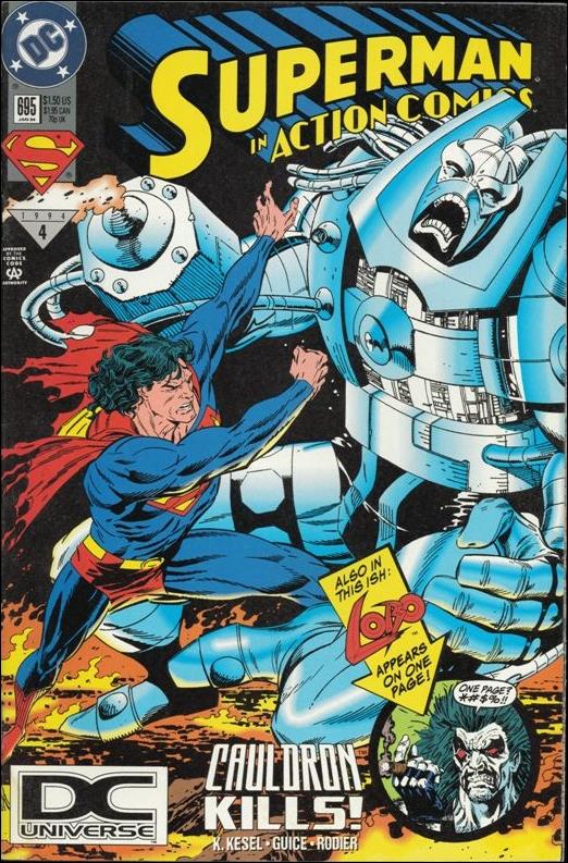 Action Comics (1938) issue 695-C DC Universe UPC Standard Cover