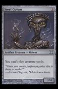 Magic the Gathering: 10th Edition (Base Set) card 344 Steel Golem