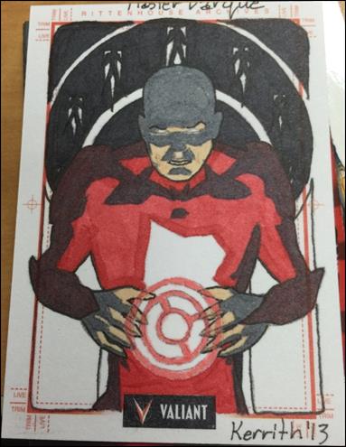 2013 Valiant Comics Preview Trading Card Set (Sketch Card Subset) card KJ-03
