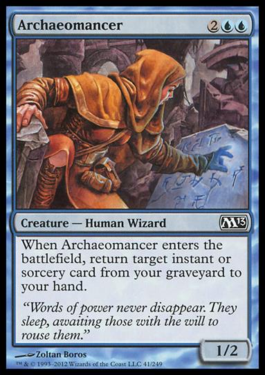 Magic the Gathering: 2013 Core Set (Base Set) card 41 Archaeomancer