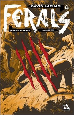 Ferals issue 6-D Slashed Cover