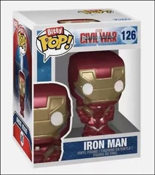 POP! Marvel figure 126-B Iron Man (Bitty Pop)