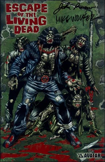 Escape of the Living Dead issue 1-K Blood Red Foil Signed 1/150 Cover 