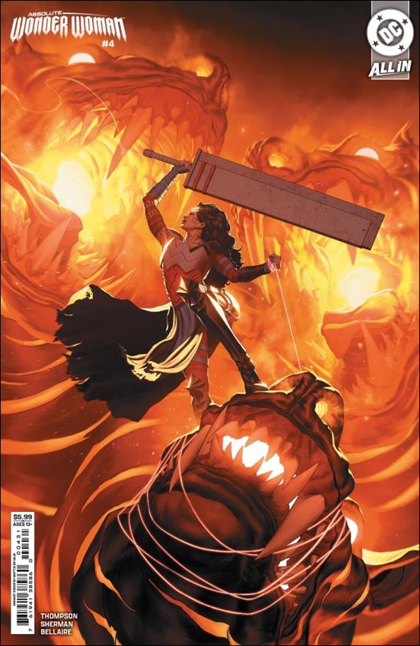 Absolute Wonder Woman issue 4-C Mattia De Iulis Cardstock Cover