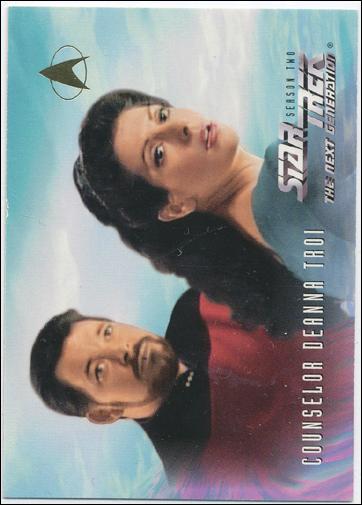 Star Trek: The Next Generation - The Episode Collection Season Two (Base Set) card 118 Counselor Deanna Troi - Card A