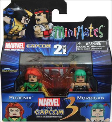Marvel vs Capcom 3 Minimates figure 6 Phoenix and Morrigan (TRU)