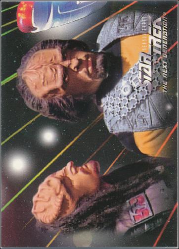 Star Trek: The Next Generation - The Episode Collection Season Three (Base Set) card 213 Mission Chronology - Card I