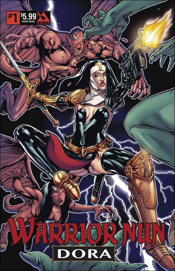 Warrior Nun Dora issue 1-H Christian Zanier Battle Ready Cover