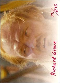 Army of Darkness (Autograph Subset) card 6-C Richard Grove (Card #8) Red Ink 1/275