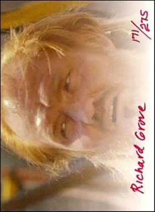 Army of Darkness (Autograph Subset) card 6-C Richard Grove (Card #8) Red Ink 1/275