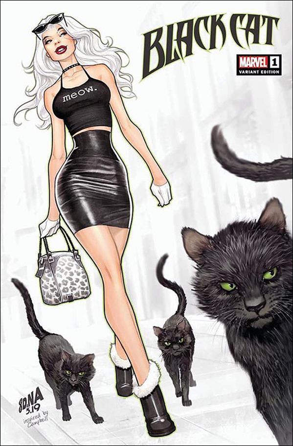 Black Cat (2019) issue 1-SQ David Nakayama KRS Comics Standard Cover 1/1500
