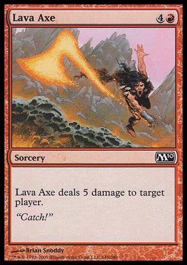 Magic the Gathering: 2010 Core Set (Base Set) card 145 Lava Axe