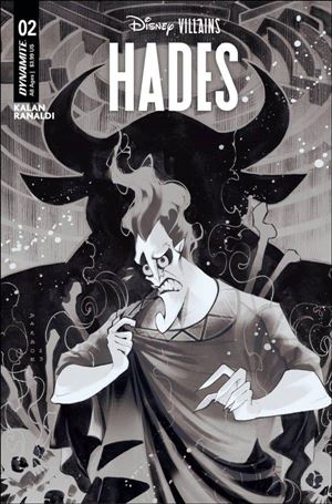 Disney Villains: Hades issue 2-F Karen S. Darboe 1:15 B&W Cover