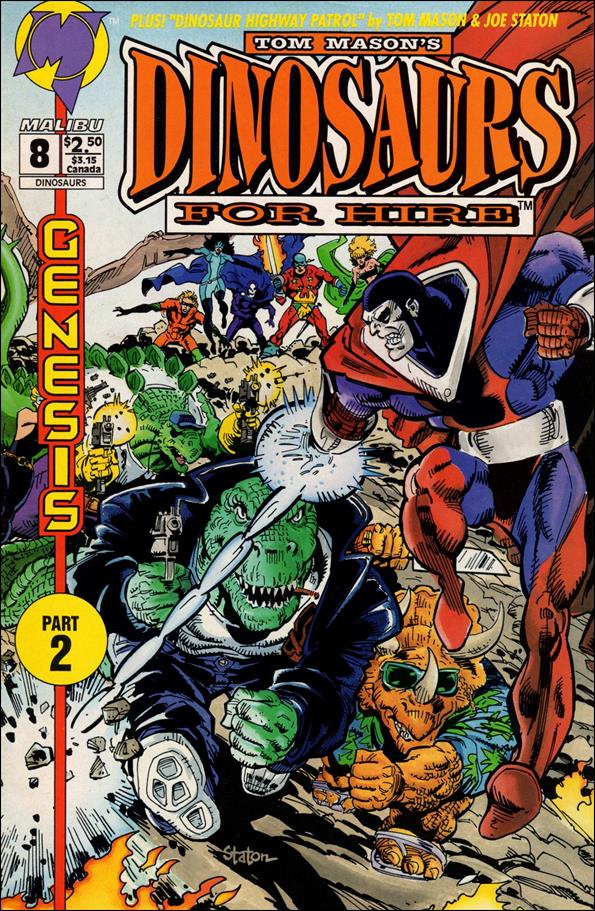 Dinosaurs for Hire (1993) issue 8-B Unbagged