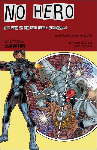 No Hero issue 1-F Mid-Ohio-Con Cover 1/1500