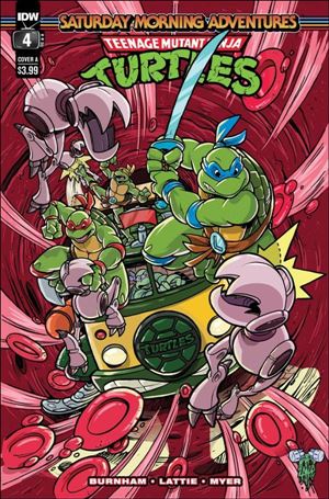 Teenage Mutant Ninja Turtles: Saturday Morning Adventures issue 4 Tim Lattie Cover