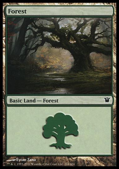 Magic the Gathering: Innistrad (Base Set) card 264 Forest
