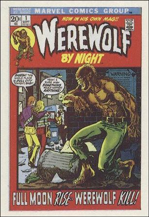 Marvel Super Heroes First Issue Covers (Base Set) card 59 Werewolf by Night