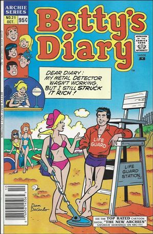 Betty's Diary issue 21-B Canadian Price Cover