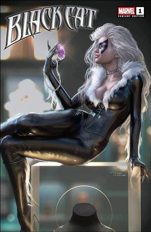 Black Cat (2025) issue 1-K Retailer Exclusive Tiago Da Silva Cover