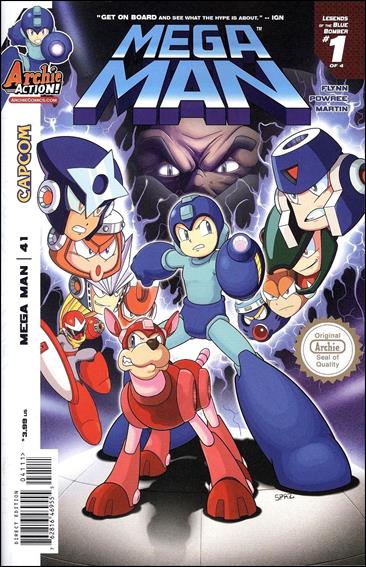 Mega Man issue 41 Patrick "Spaz" Spaziante Cover