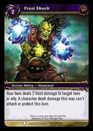 World of Warcraft: Heroes of Azeroth (Base Set) card 109 Frost Shock