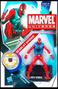 Marvel Universe (Series 3) figure 014 Scarlet Spider (Scarlet Spider Stand)