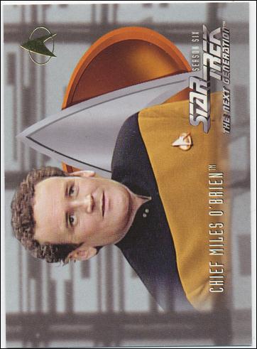 Star Trek: The Next Generation - The Episode Collection Season Six (Base Set) card 623 Chief Miles O'Brien