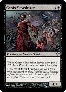 Magic the Gathering: Conflux (Base Set) card 46 Grixis Slavedriver