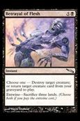 Magic the Gathering: Mirrodin (Base Set) card 58 Betrayal of Flesh