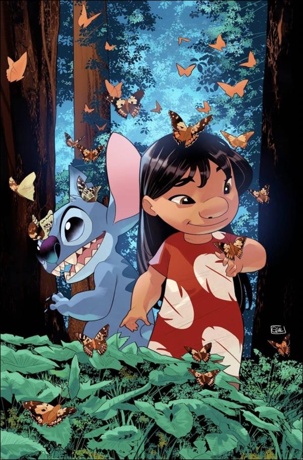 Lilo & Stitch issue 8-G Edwin Galmon Virgin 1:15 Cardstock Cover