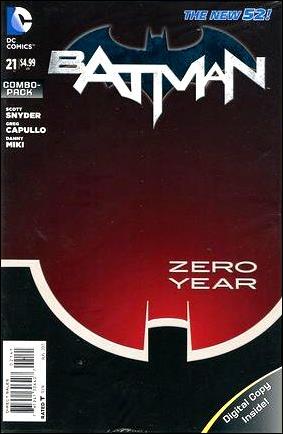 Batman (2011) issue 21-B Polybagged Greg Capullo Cover Combo Pack