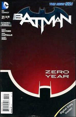 Batman (2011) issue 21-B Polybagged Greg Capullo Cover Combo Pack