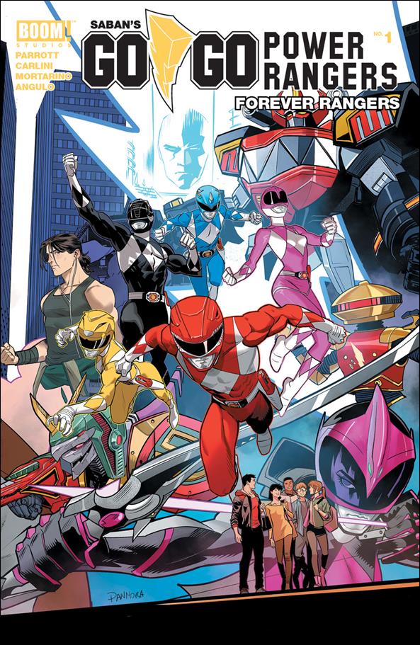 Saban's Go Go Power Rangers: Forever Rangers issue 1 Dan Mora Cover