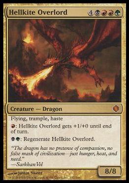 Magic the Gathering: Shards of Alara (Base Set) card 172 Hellkite Overlord