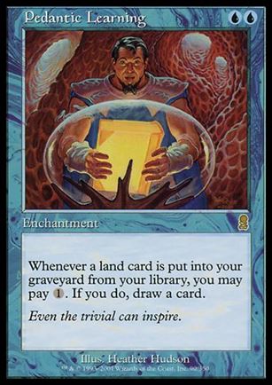 Magic the Gathering: Odyssey (Base Set) card 90 Pedantic Learning